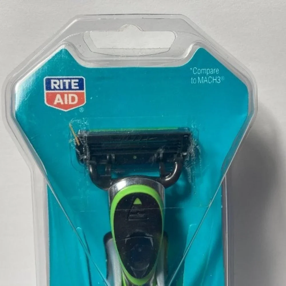 Rite Aid Renewal 3 Blade Razor for Men w/3 Refills